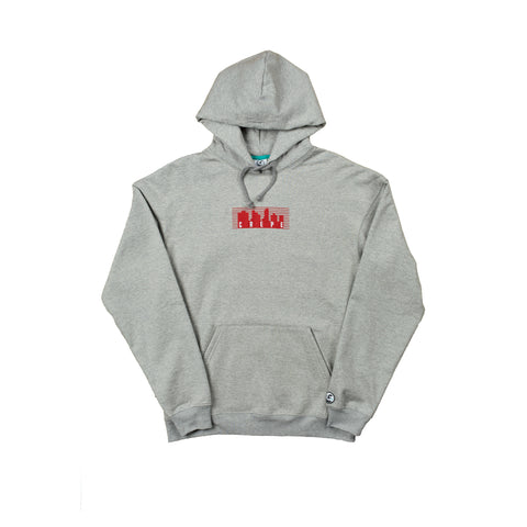 *Clearance* City Scape Hood - Grey
