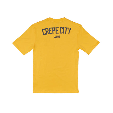 CREPE CITY: Established Tee - Zennia Yellow