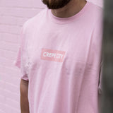 Crepe City Summer Collection - Pink Box Logo T Shirt